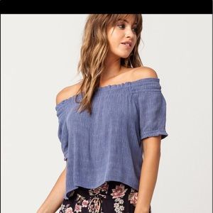 Full tilt off the shoulder top